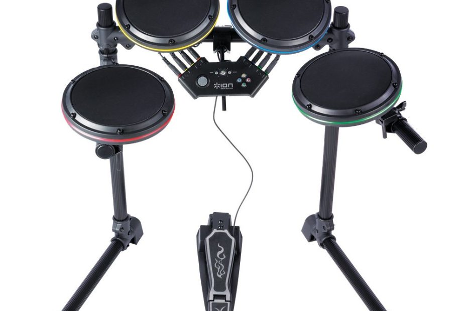 Amazon.Com: Ps3 Audio Drum Rocker Core Rock Band 2 Drum Set Without Cymbals  : Video Games