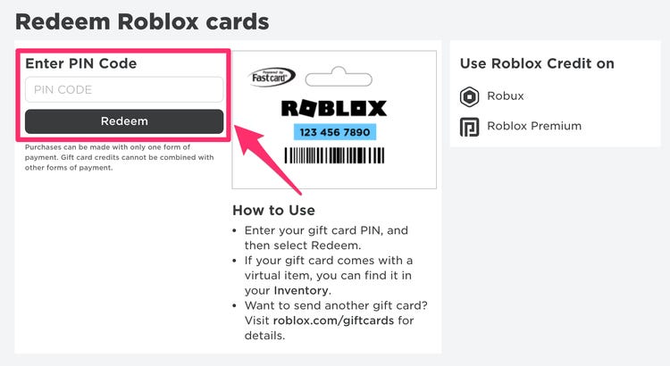 How To Redeem A Roblox Gift Card In 2 Different Ways