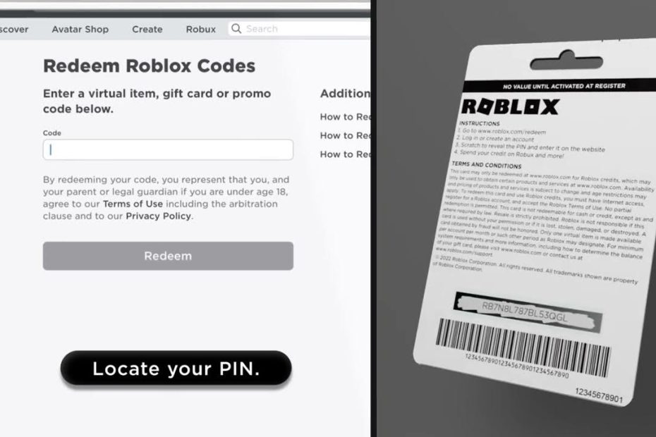 How To Redeem A Roblox Gift Card - Youtube