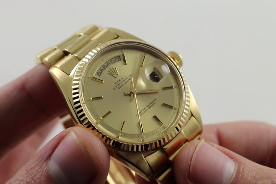Pre-Owned Rolex Oyster Perpetual Day-Date 1803 Luxury Watch Review - Youtube