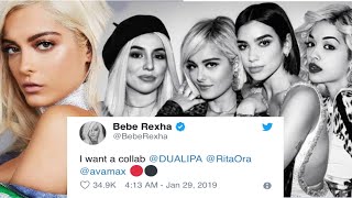 Bebe Rexha | Ask For Collaboration With Albanian Dua Lipa | Ava Max | Rita  Ora - Youtube