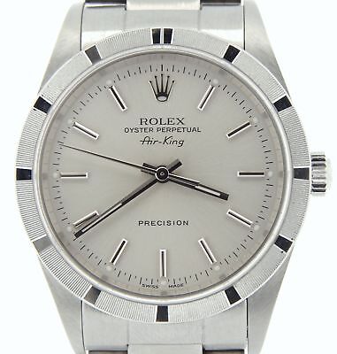 Rolex Air-King Silver Men'S Watch - 14010 For Sale Online | Ebay